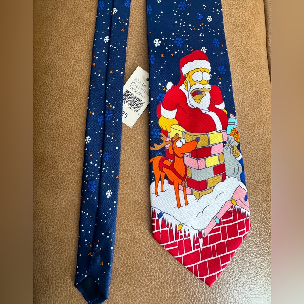 NWT - The Simpsons Christmas Necktie
